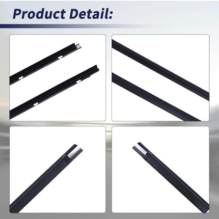 2 Piece Weatherstrip Window Moulding Trim Seal Belt Compatible with Toyota Tacoma 1995-2004 – 2Pcs (Open Box, Amazon Return)