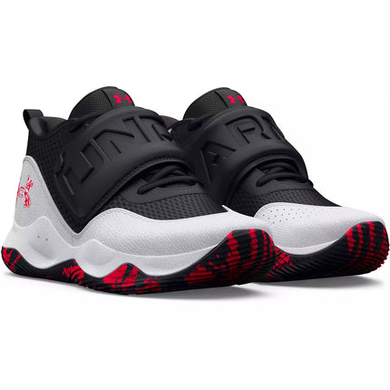 Under Armour Zone BB 2 Basketball Shoes Black Size 3.5 Big Kids New