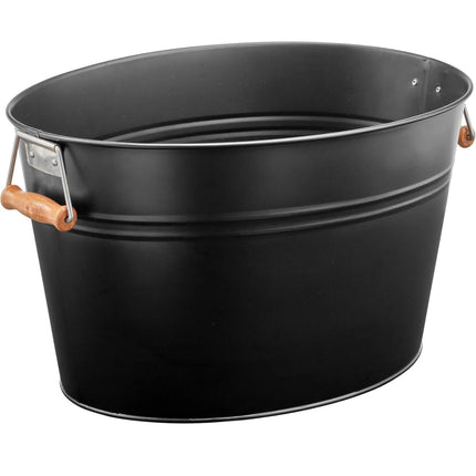 Hidden Hollow Ice Bucket with Handles - Black - Open Box with Minor Dent