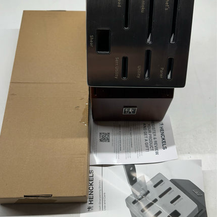 Henckels Self-Sharpening Knife Block Set - Open Box