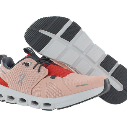 On Cloud Sky Kids Sneakers Rose/Red Size 6 US Unisex New