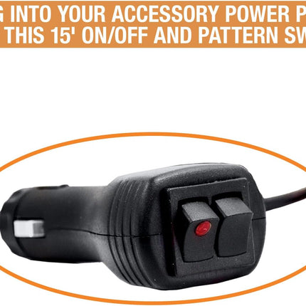 Buyers Products 15-Inch Octagonal Mini LED Light Bar - Amber/Green, 56 LEDs, Emergency Lights, New