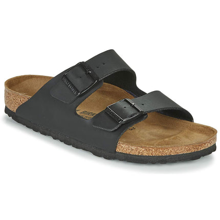 Birkenstock Arizona Soft Footbed Suede Sandals Black Size 10 Unisex New