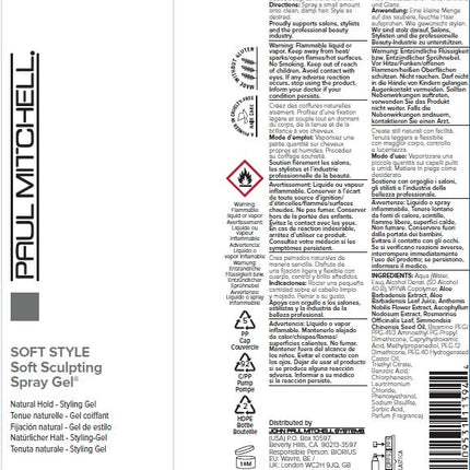 Paul Mitchell Soft Spray Natural Hold Hairspray – 8.5 oz (Pack of 2) – Touchable Finish – New