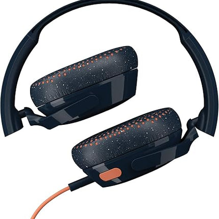 Skullcandy Riff On-Ear Wired Headphones with Microphone - Blue/Sunset (New)