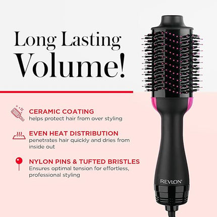 Revlon One-Step Volumizer Hair Dryer & Styler Black – Lightly Used