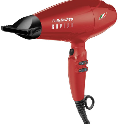 BaBylissPRO Nano Titanium Italian Rapido Hair Dryer - Professional, Lightweight 2000 Watt (New)