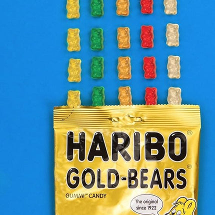 Haribo Gummi Candy Original Goldbears - Pack of 2 (8 oz Each) - New, Exp. 04/2025