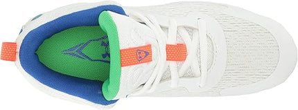 Under Armour Command MC Mid Lacrosse Cleats White Size 5.5 Unisex Kids New