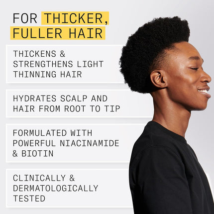 Nioxin System 1 Scalp + Hair Thickening Shampoo – 33.8 oz – For Natural Hair with Light Thinning – New