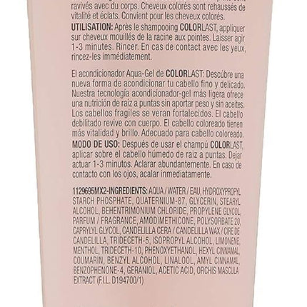 Matrix Biolage Color Last Aqua-Gel Conditioner - 8.5oz, Fine Color-Treated Hair, New