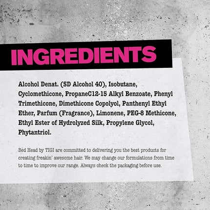 TIGI Bed Head Headrush Shine Mist, Unisex 5.07 oz – Lightweight Hair Shine Spray – New