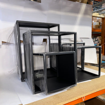 Modern Bookcase 5 Tier - No Screws Assembly | Stylish and Functional Storage, Open Box