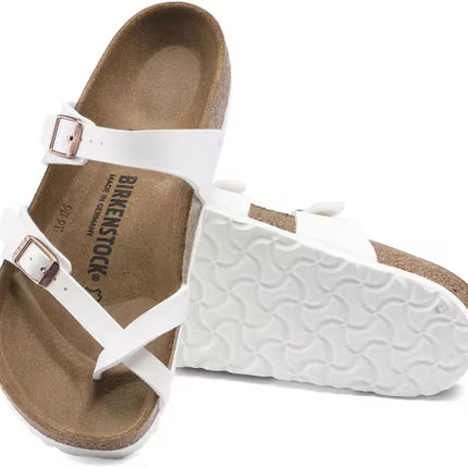 Birkenstock Mayari Birko-Flor Sandals White Size 5 Women’s New