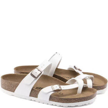 Birkenstock Mayari Birko-Flor Sandals White Size 5 Women’s New