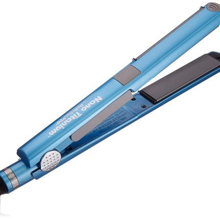 BaBylissPRO Nano Titanium Flat Iron Hair Straightener, 1" Curved Styler for Professional Salon Results and All Hair Types (New)