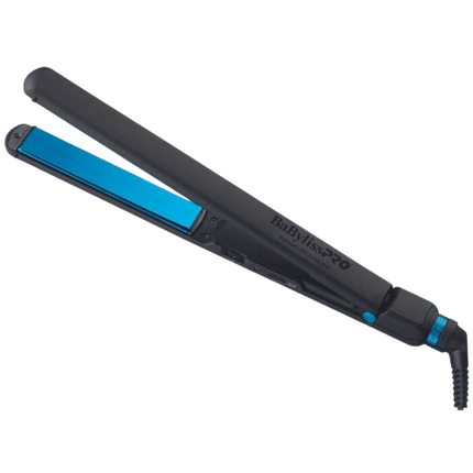 BaBylissPro Nano Titanium Ultra-Thin Flat Iron 1″ – Black & Blue Limited Edition (New)