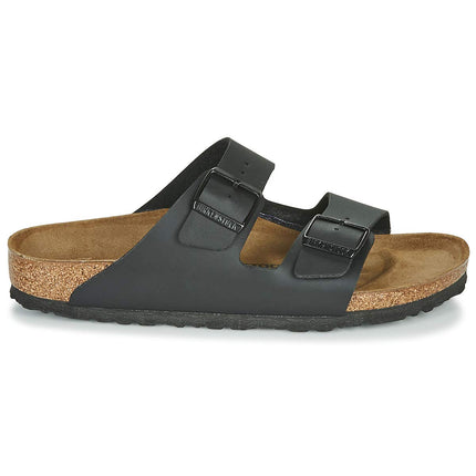 Birkenstock Arizona Soft Footbed Suede Sandals Black Size 10 Unisex New