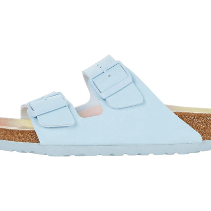 Birkenstock Arizona Vegan Sandals Iridescent Sky Size 7 Women’s New