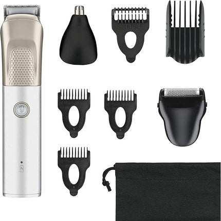 ConairMAN MetalCraft All-in-1 Beard & Ear/Nose Hair Trimmer for Men - 7-Piece Set (New)