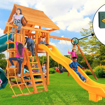 Eastern Jungle Gym Easy 1-2-3 A-Frame Swing Set Brackets - Heavy-Duty Hardware, Open Box