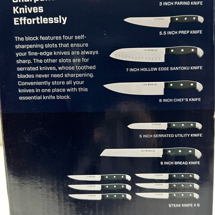 Henckels Self-Sharpening Knife Block Set - Open Box