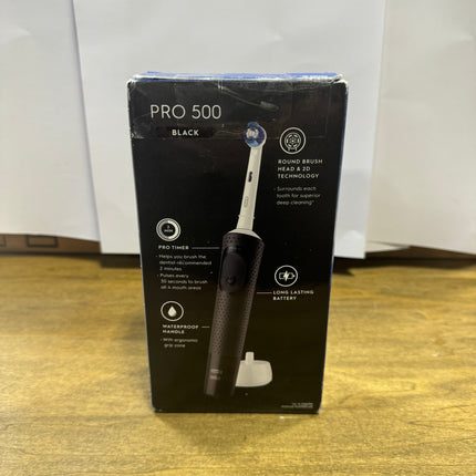 Oral-B Pro 500 Rechargeable Toothbrush - 2 Modes, Round Brush Head - Open Box Condition
