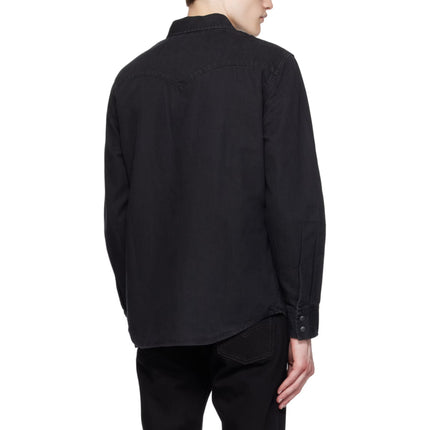 Levi’s Long Sleeve Black Denim Shirt - Size M
