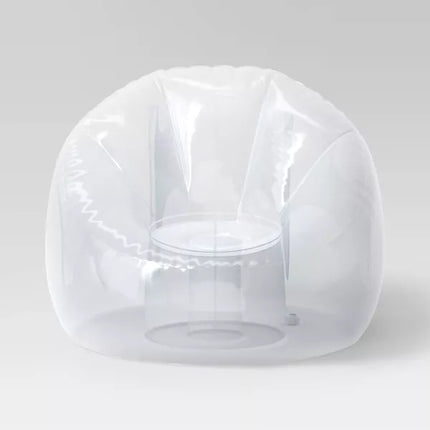 Inflatable Novelty Dorm Chair - Room Essentials™ (Clear, XL 40 in D x 38 in W x 28 in H)