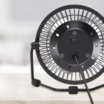 Holmes 4" USB Powered Adjustable Personal Desk Fan - Black (New)