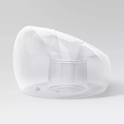 Inflatable Novelty Dorm Chair - Room Essentials™ (Clear, XL 40 in D x 38 in W x 28 in H)