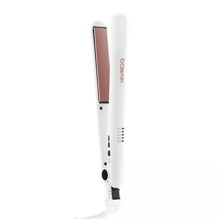 Conair Double Ceramic Flat Iron – White – 1" | Open Box