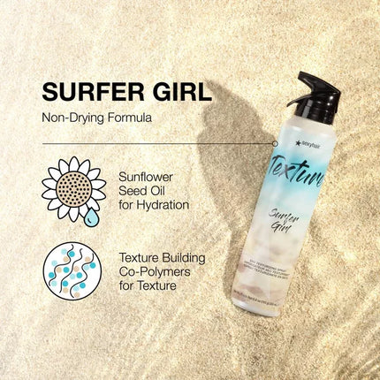 Sexy Hair Texture Surfer Girl Dry Texturizing Spray - 6.8 oz – Lightweight Volume & Texture – New