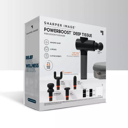 Sharper Image Powerboost Deep Tissue Massager - (New)