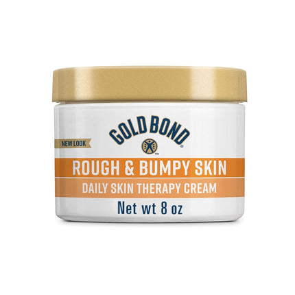 Gold Bond Rough & Bumpy Daily Skin Therapy Cream, 8 oz., With 7 Moisturizers & 3 Vitamins Exp 12/01/2025 New
