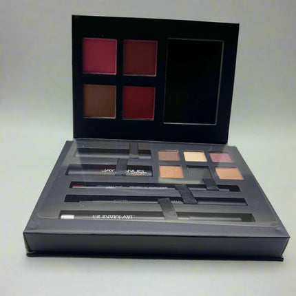 Jay Manuel Makeup Palette Kit - Blush, Eyeshadow, Lipstick, Eyeliner - New