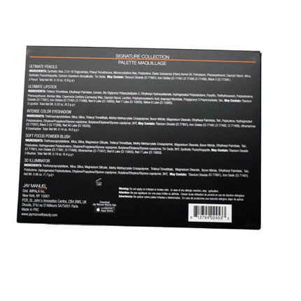 Jay Manuel Makeup Palette Kit - Blush, Eyeshadow, Lipstick, Eyeliner - New