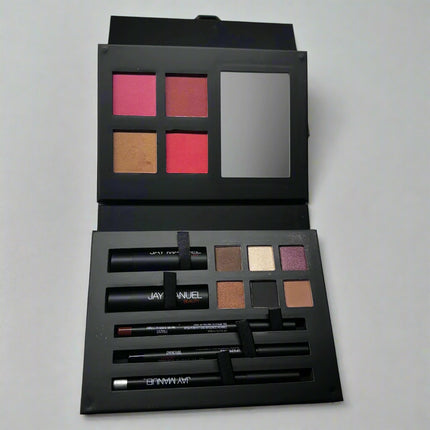 Jay Manuel Makeup Palette Kit - Blush, Eyeshadow, Lipstick, Eyeliner - New