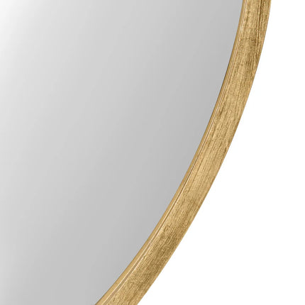 Kate and Laurel Travis 25.6" Round Accent Wall Mirror - Gold (Open Box)