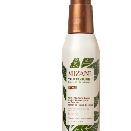 Mizani True Textures Curl Enhancing & Hydrating Lotion for Wavy & Curly Hair 4.2 oz / 125 ml - New