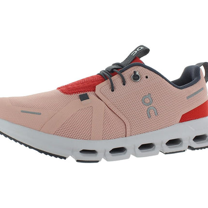 On Cloud Sky Kids Sneakers Rose/Red Size 6 US Unisex New