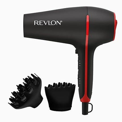 REVLON SmoothStay Coconut Oil Infused Hair Dryer with Diffuser – Open Box