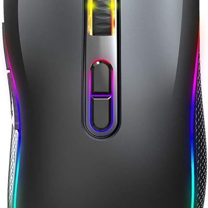 RGB Gaming Mouse Wired – 7200 DPI, Ergonomic, 7 Programmable Buttons – Open Box