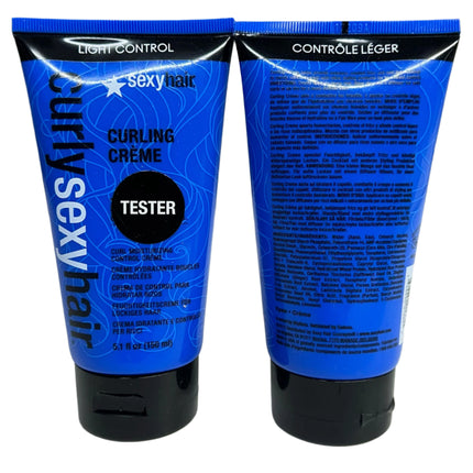 SexyHair Curly Curling Crème 5.1 oz – 2 Pack – New