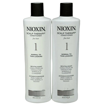 System 1 Scalp Therapy Conditioner For Fine Hair, Normal to Thin-Looking Hair - 300ml/10.1oz - 2 Pack