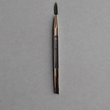 Design Define Premium Duo Brow Brush Set – 3 Pack, Angled Eyebrow & Spoolie Brush for Shaping & Blending