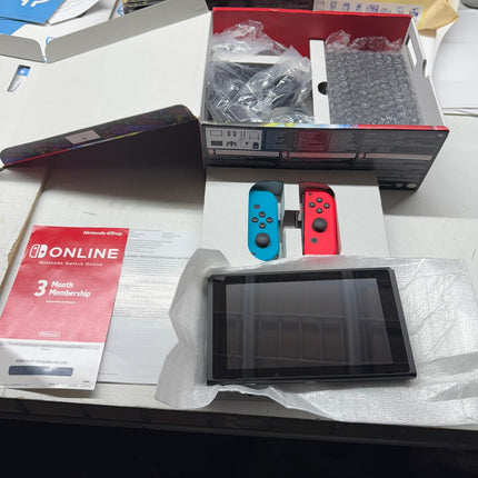 Nintendo Switch™ Mario Kart Bundle, MISSING MARIO KART GAME,  3-Month Nintendo Switch Online INCLUDED – Open Box (Minor Scratch on Screen)