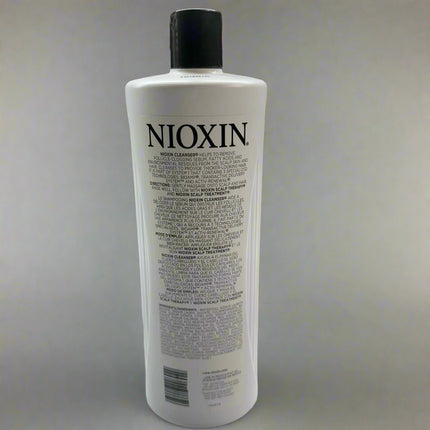 Nioxin System 1 Scalp + Hair Thickening Shampoo – 33.8 oz – For Natural Hair with Light Thinning – New