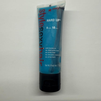 SexyHair Style Hard Up Hard Holding Gel – 1.7 oz – Extreme Hold – New