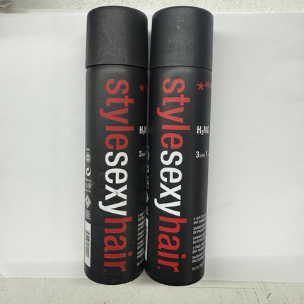 SexyHair H2No 3-Day Style Saver Dry Shampoo – 5.1 oz (Pack of 2) – Extends Blowouts – New